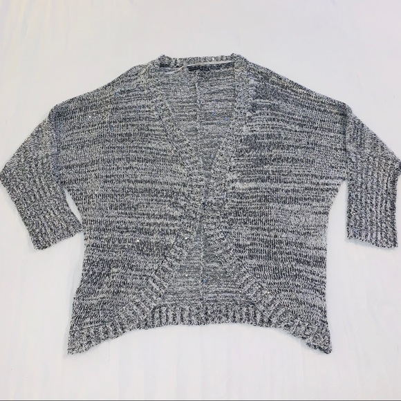 4/$25♦️ATMOSPHERE Light Gray Sweater Cardigan - Picture 1 of 4